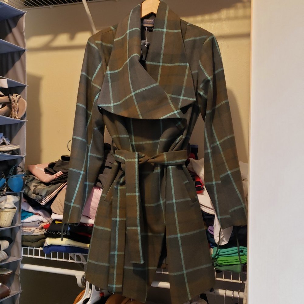 Outlander Winter Coat- Mackenzie Plaid with Shawl Collar